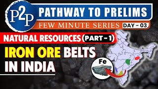 Back To Basics  Do you Know All the Iron Ore Belts in India  Pathway to Prelims  UPSC 2024 [upl. by Retsila]