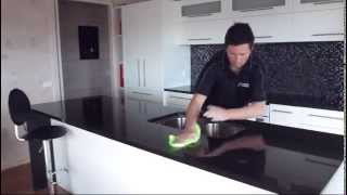 How to clean your granite countertop  benchtop with lithofin easy clean [upl. by Fabiano486]