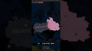 Germany vs PolishLithuanian Commonwealth in 1939  Hoi4 Timelapse [upl. by Catt]