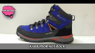 Sepatu OUTDOOR KARRIMOR HOT ROCK MID  100 Terjamin Bagus [upl. by Arytahs16]