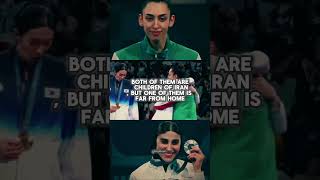 kimia alizadeh amp nahid kiani 💔🙂 taekwondo olympics sport paris2024 [upl. by Agneta]