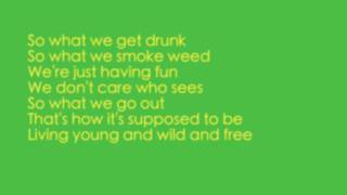 Snoop Dogg amp Wiz Khalifa  Young Wild and Free ft Bruno Mars Lyrics [upl. by Hannover203]