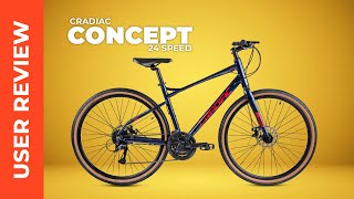 USER REVIEW  CRADIAC CONCEPT  SHIMANO 24 SPEED GRAVEL BIKE  Best 24 gear cycles [upl. by Vivien760]