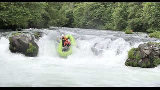 White Salmon River Kayaking and Rafting  BZ Corner to Husum [upl. by Ardnas25]