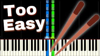 Chopsticks  EASY Piano Tutorial Shorts [upl. by Notnilc]