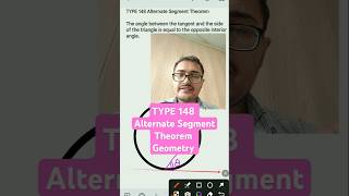 TYPE 148 Alternate Segment Theorem Geometry Deepak Sharma Maths ssc ssccgl sscchal railway [upl. by Asirak51]