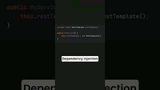 Dependency injection explained in simple terms programming softwaredeveloper java [upl. by Nalak]