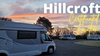 Hillcroft CL Certificated Location  Caravan and Motorhome Club CAMC  Tour and Review Feb 2023 [upl. by Clippard]