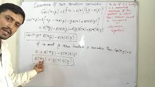 Covariance of two random variables when X and Y are dependent variables covxyEx y  ExEy [upl. by Idnem712]