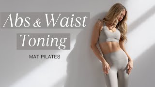 Tone Your Abs Waist amp Arms  Mat Pilates Abs amp Arms Workout [upl. by Eelnayr]