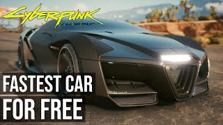 How To Get The Fastest Car For Free  Rayfield Caliburn Location  Cyberpunk 2077 [upl. by Odlanor]