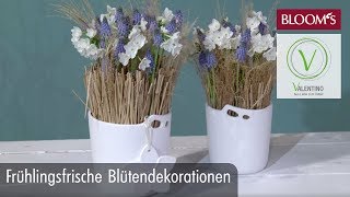 Blütendeko  DIY Frühlingsdeko  spring decoration  BLOOM’s Floristik [upl. by Ecylahs]