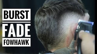 Burst fade fowhawk how to and tips and tricks [upl. by Wilder]