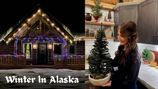 Decorating Our Alaskan Log Cabin For Christmas Cozy Christmas Decorations For A Log Home [upl. by Angelika]