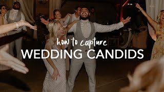 How To Take Candid Photos At A Wedding  Candid Journalistic Wedding Photography Tips [upl. by Gulgee]