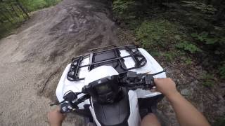 2015 Honda Foreman 500 Rubicon Review and riding [upl. by Niwrad]