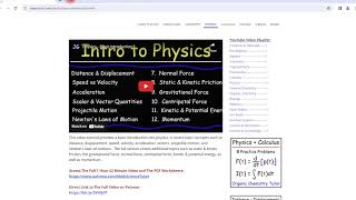 Math and Science Video Tutor Playlists and Worksheets [upl. by Zachary]