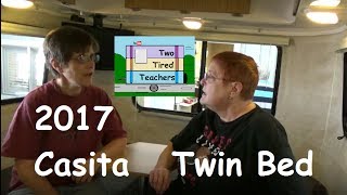 2017 Casita Independence Twin Bed Travel Trailer Walk Through [upl. by Eugen870]