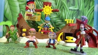 Jake and the Neverland Piratess Jakes Neverland Skate Park play Set [upl. by Kenwrick208]