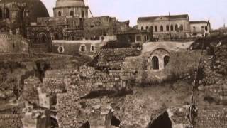 Jerusalem A rare video  Old original photographs of the Holy Land from 1853 and up [upl. by Nohsyar]