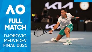 Novak Djokovic vs Daniil Medvedev Full Match  Australian Open 2021 Final [upl. by Emoraj]