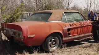 Longlost Shelby prototype Little Red found in Texas field [upl. by Jeddy]