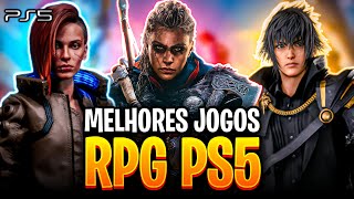 TOP 18 JOGOS INCRÍVEIS de RPG para PLAYSTATION 5 MELHORES RPG PS5 [upl. by Atinuhs]