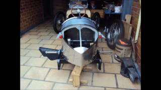 Cyclekart Brasil Amilcar C6 Vouiturette video 1 [upl. by Ahsineb]