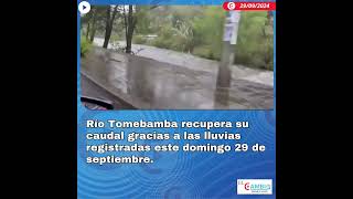 ⚠️ Río Tomebamba recupera su caudal gracias a las lluvias registradas este domingo 29 de septiembre [upl. by Hepsiba]