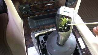 How to get a 2009 BMW 535i into neutral Electronic shifter [upl. by Nerw]