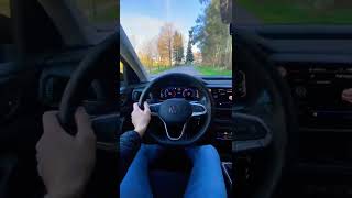 2021 Volkswagen TCross 10 TSI  acceleration  POV test drive [upl. by Haze]