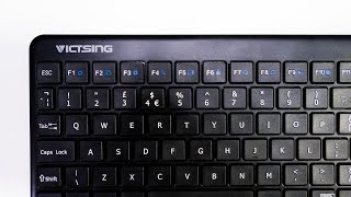 Victsing Wireless Keyboard w Trackpad REVIEW  UNDER 25 BUDGET [upl. by Land147]