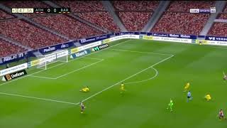 CARRASCO AMAZING GOAL AGAINST BARCELONA [upl. by Noryt]