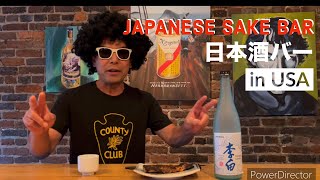 Japanese sake and otsumami at sake bar in US [upl. by Neetsuj]