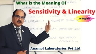 What Is The Meaning of Sensitivity and Linearity  English [upl. by Valene]