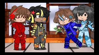 ☆Kai did WHAT☆ Ninjago Gacha Lavashipping Cole × Kai lol [upl. by Aiyt]