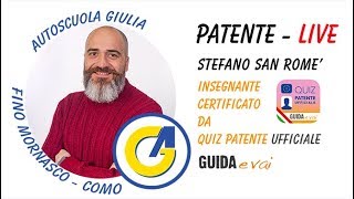 🔴 Patente Live  Segnali di precedenza [upl. by Crooks158]