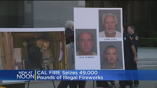 California Authorities Bust Massive Illegal Fireworks Ring [upl. by Ettenom83]