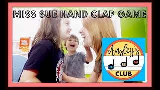 Miss Sue Hand clap game [upl. by Hoopen]