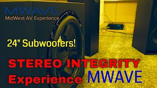 STEREO INTEGRITY Subwoofer Experience at MWAVE 2024 StereoIntegrity [upl. by Lowney]