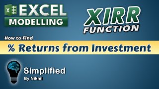 How to calculate the returns on your investments using XIRR function [upl. by Yttiy472]