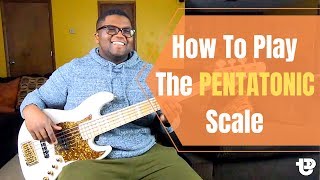 How To Play Bass  PENTATONIC SCALE  PART 1  TeachMeTuesday [upl. by Sixela]