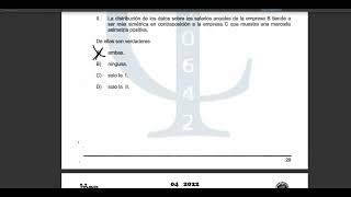 Bachillerato por madurez Convocatoria 01 2022 Estadística Parte 1 4660 [upl. by Acinnej]