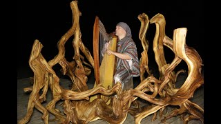 Alizbar Celtic Harp Кельтская арфа  Готика Инея  arpa celtica  keltische Harfe  keltisk harpe [upl. by Kcirdor]