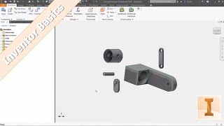 Inventor 101 Placing and Orienting Parts in an Assembly [upl. by Ahsas354]