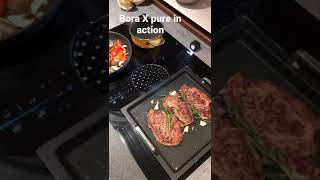 Bora Cooktop extractor venting hob in action [upl. by Akinwahs]