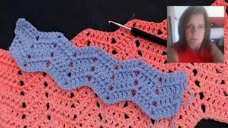 Crochet Chevron Zig Zag Beginner friendly crochet pattern The easiest zig zag [upl. by Darwen]