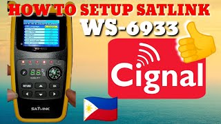 SATLINK WS6933 SETUP  FOR GPINOY SET TOP BOX [upl. by Nortna]