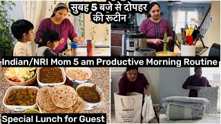 5 AM ProductiveBusy Winter Morning Routine with School Going Kids 2023Kids Lunch Box Recipes [upl. by Shore]