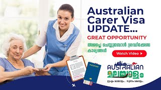 AUSTRALIAN CARER VISA UPDATE AND USEFUL TIPS WHILE APPLYING FOR THE VISA [upl. by Annovaj684]